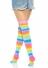 Leg Avenue Damen Strümpfe Overknee Rainbow