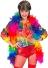 Widmann Karneval Federboa Luxus Regenbogen