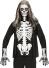 Karneval Halloween Skelett Handschuhe lang