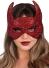 Leg Avenue Halloween Karneval Maske Teufel mit Strass rot