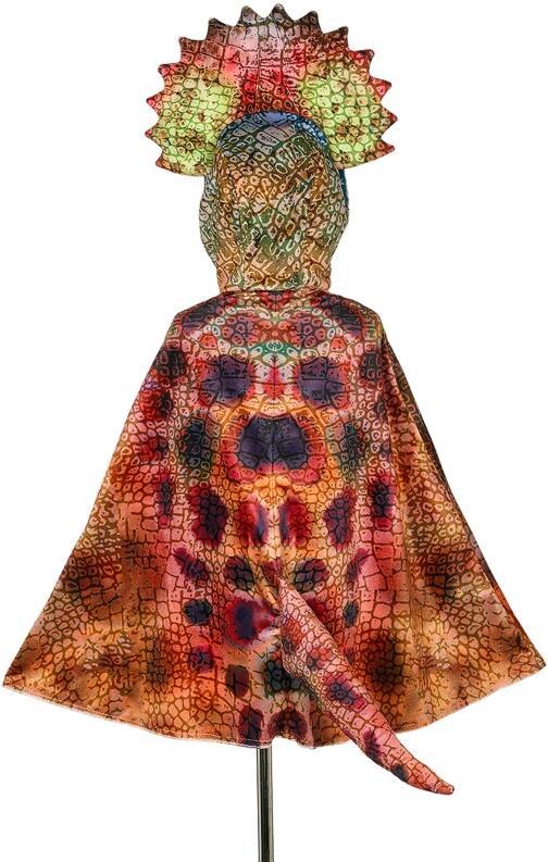 Souza Halloween Karneval Kinder Cape Umhang Triceratops