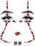 Leg Avenue Jewel-Sticker Gesicht Clown
