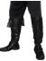 Karneval Halloween Piraten Bootcovers schwarz