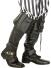 Karneval Halloween Piraten Bootcovers schwarz