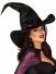 Leg Avenue Halloween Karneval großer Hexenhut schwarz