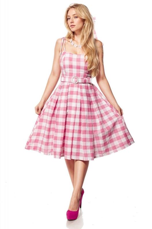 Karneval Damen Kostüm Pink Doll Girl