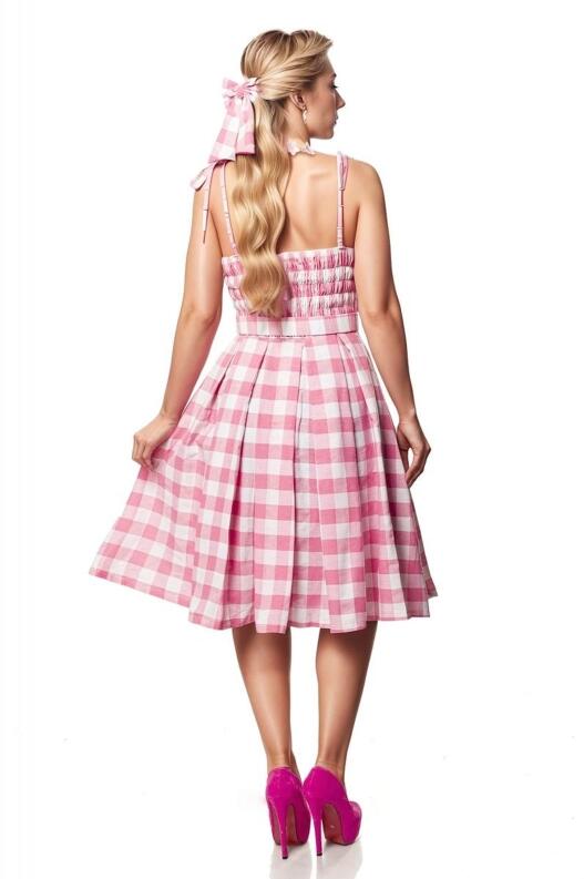 Karneval Damen Kostüm Pink Doll Girl