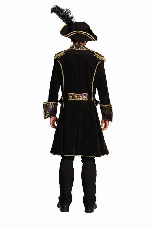 Karneval Herren Kostüm Piraten Mantel Deluxe