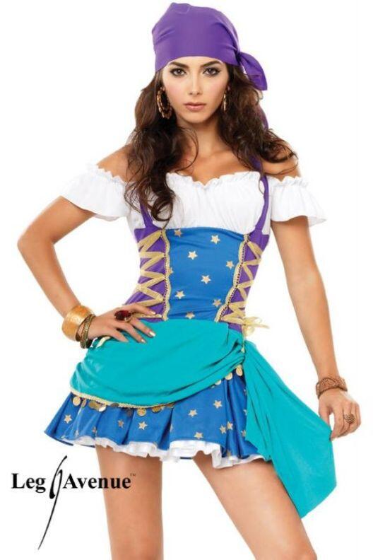 Leg Avenue Damen Kostüm Zigeuner Gypsy Princess