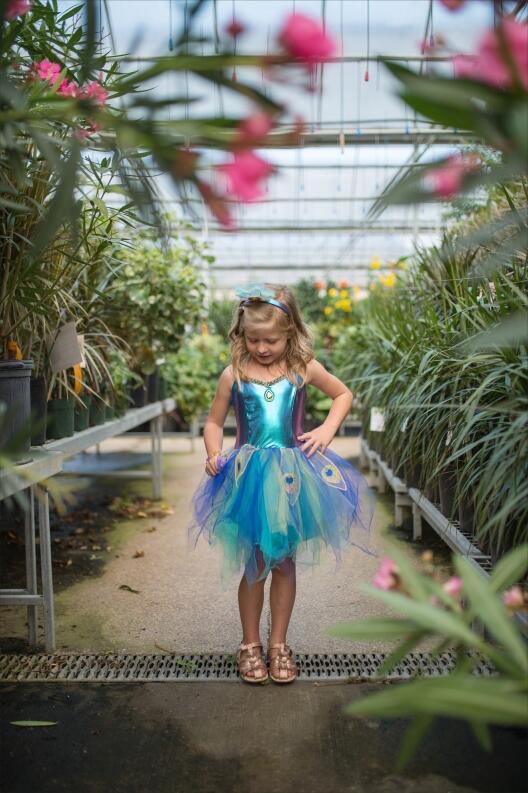 Great Pretenders Karneval Mädchen Kostüm Pfau