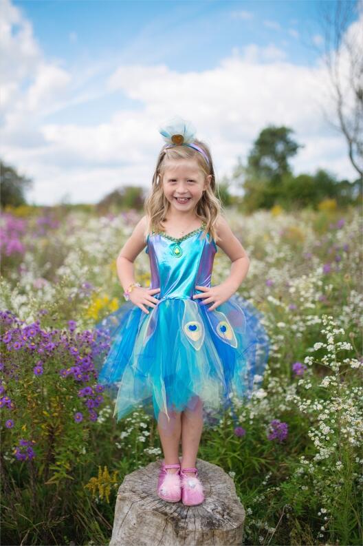 Great Pretenders Karneval Mädchen Kostüm Pfau