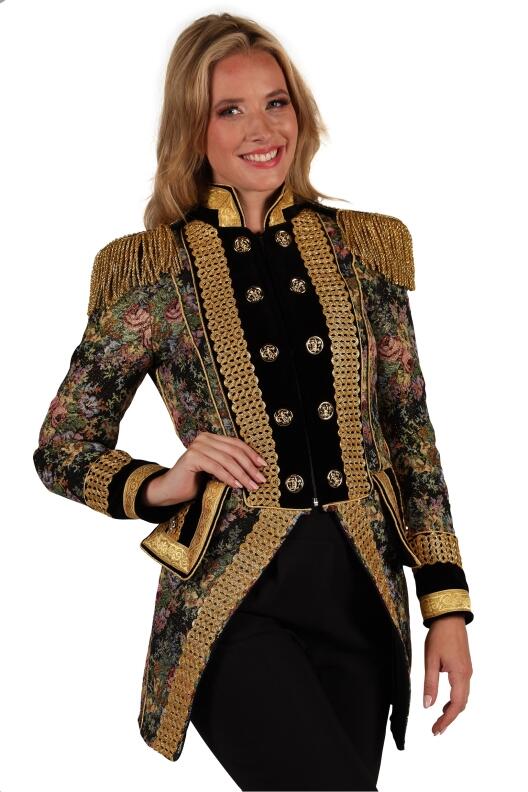Thetru Karneval Damen Kostüm Jacke Frack Classic Style