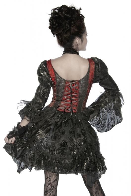 Karneval Halloween Damen Kostüm Edel Vampir