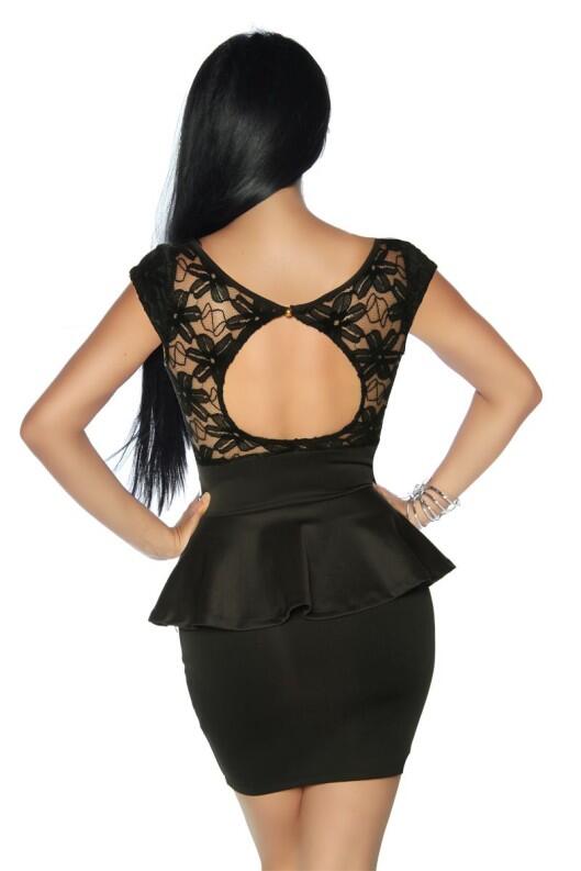 Party Damen Kleid Vintage mit Spitze