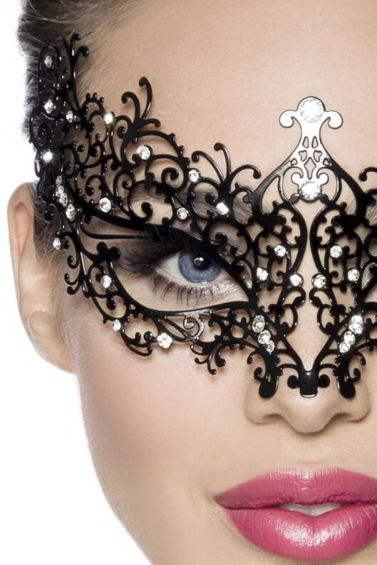 Karneval Metall Maske Ornament