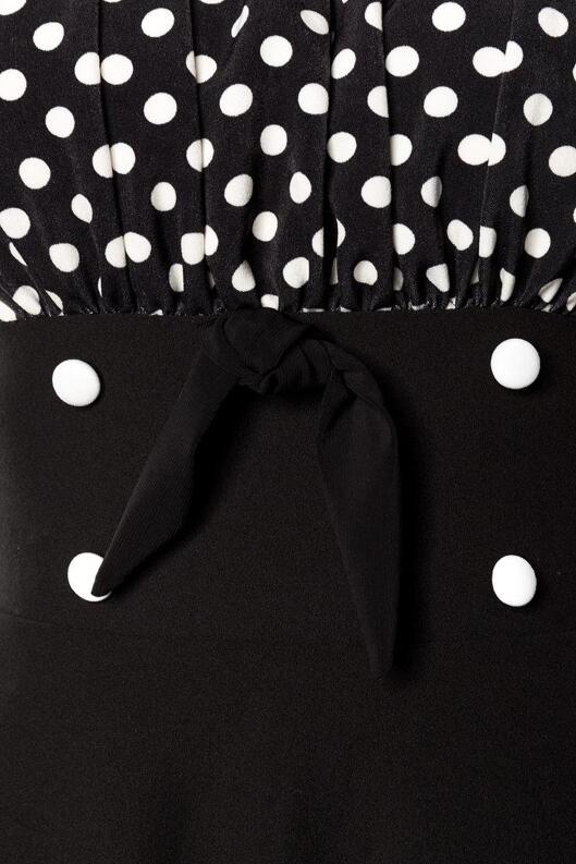 Belsira Retrokleid schulterfrei mit Tellerrock