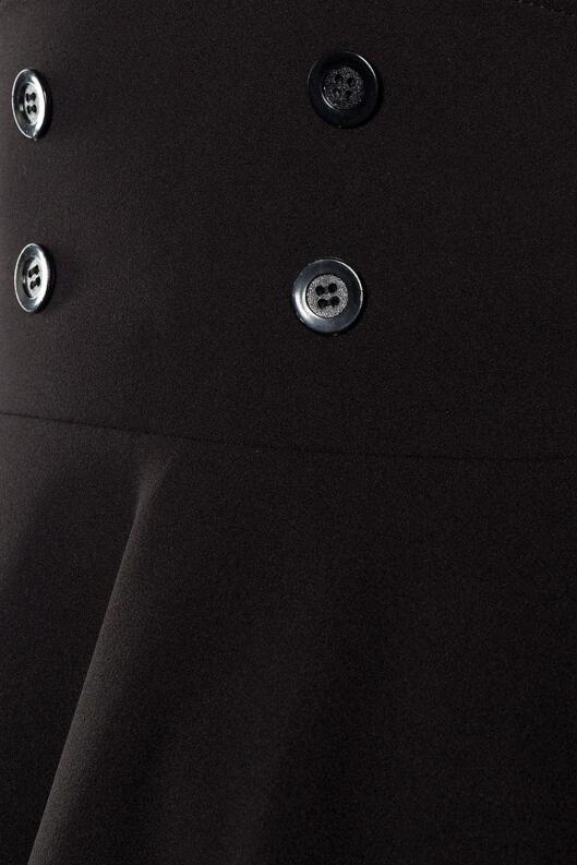 Belsira Tellerrock midi schwarz