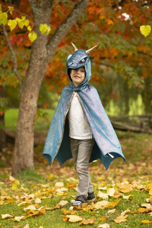 Great Pretenders Karneval Halloween Kinder Kostüm Drache blau