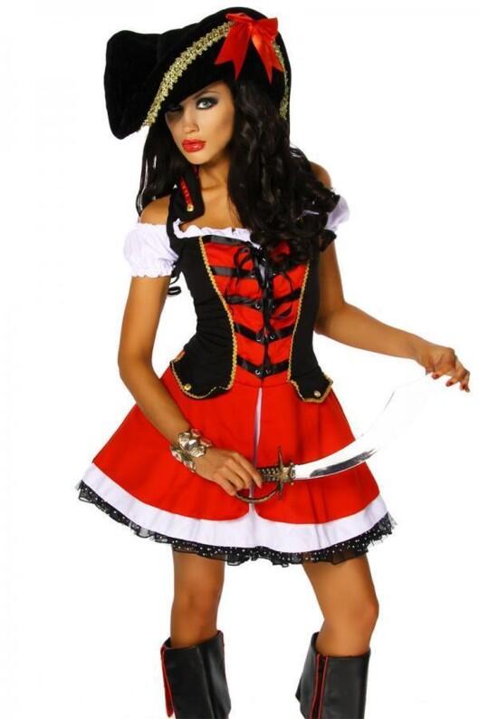 Karneval Damen Kostüm Piratin Donna