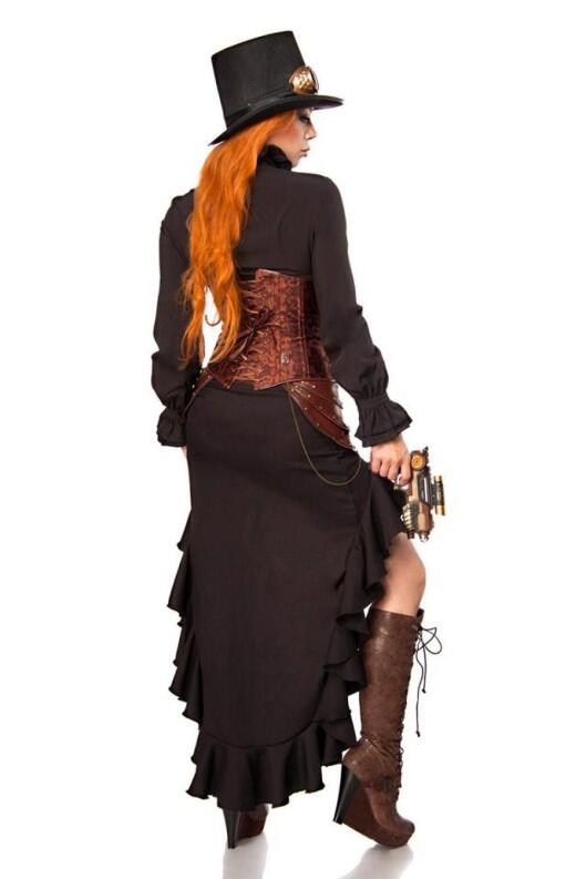 Karneval Damen Kostüm Steampunk Fighter