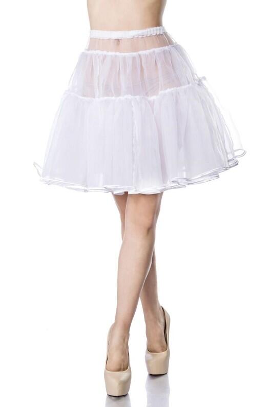 Belsira Karneval Damen Petticoat weiß
