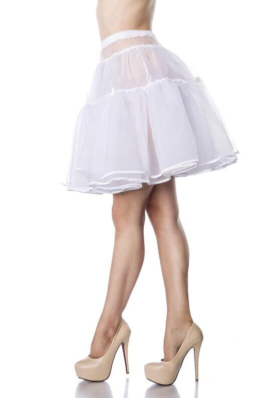 Belsira Karneval Damen Petticoat weiß