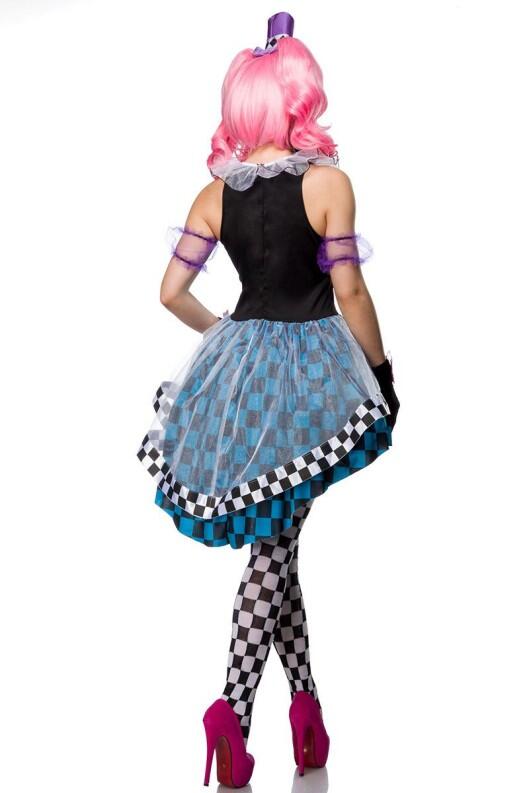 Karneval Damen Kostüm Set Hutmacher Crazy Hatter