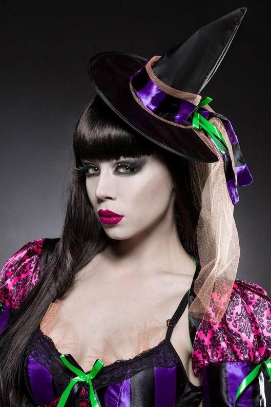 Karneval Halloween Damen Kostüm Sexy Hexe