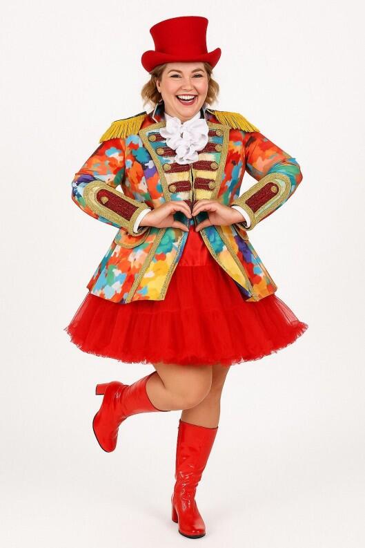 Thetru Karneval Damen Petticoat Volant Rock XXL