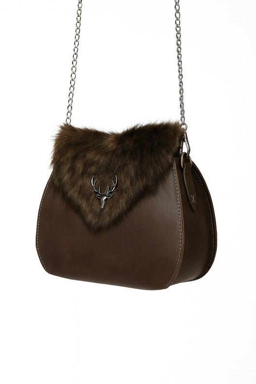 Thetru Oktoberfest Trachten-Tasche Therese braun