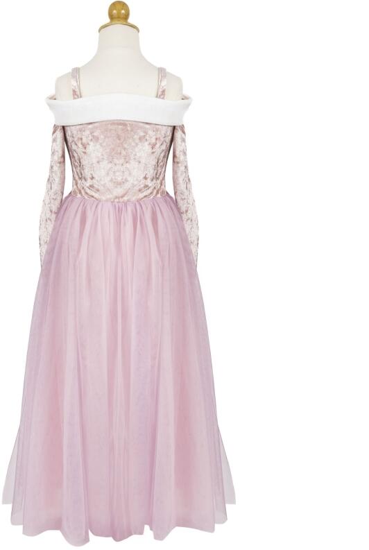 Karneval Mädchen Kostüm Prinzessin samtiges Dornröschen