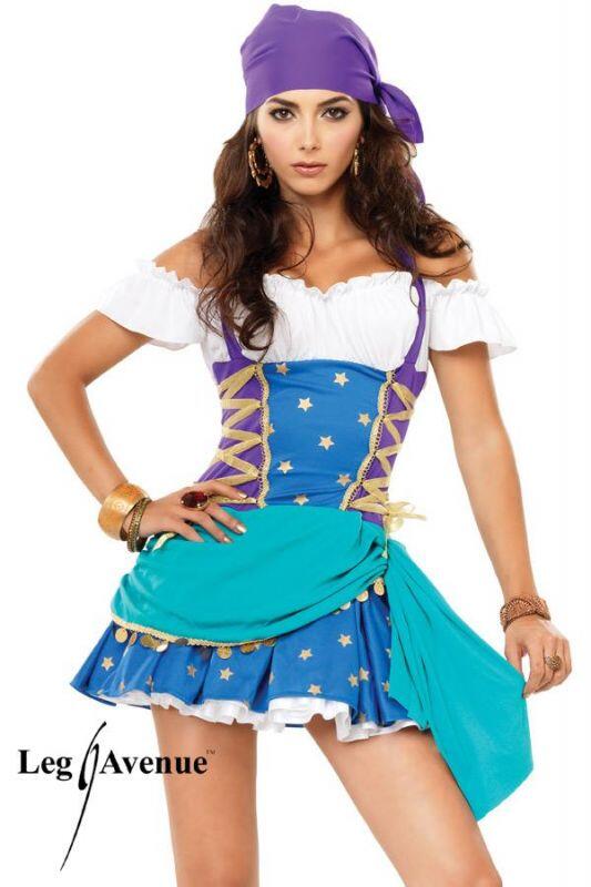 Leg Avenue Damen Kost&uuml;m Zigeuner Gypsy Princess