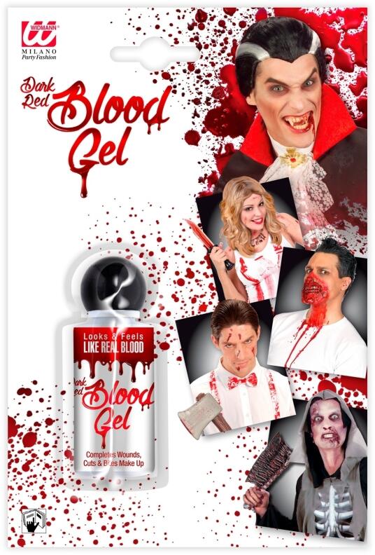 Karneval Halloween Zombie Blut Gel rot