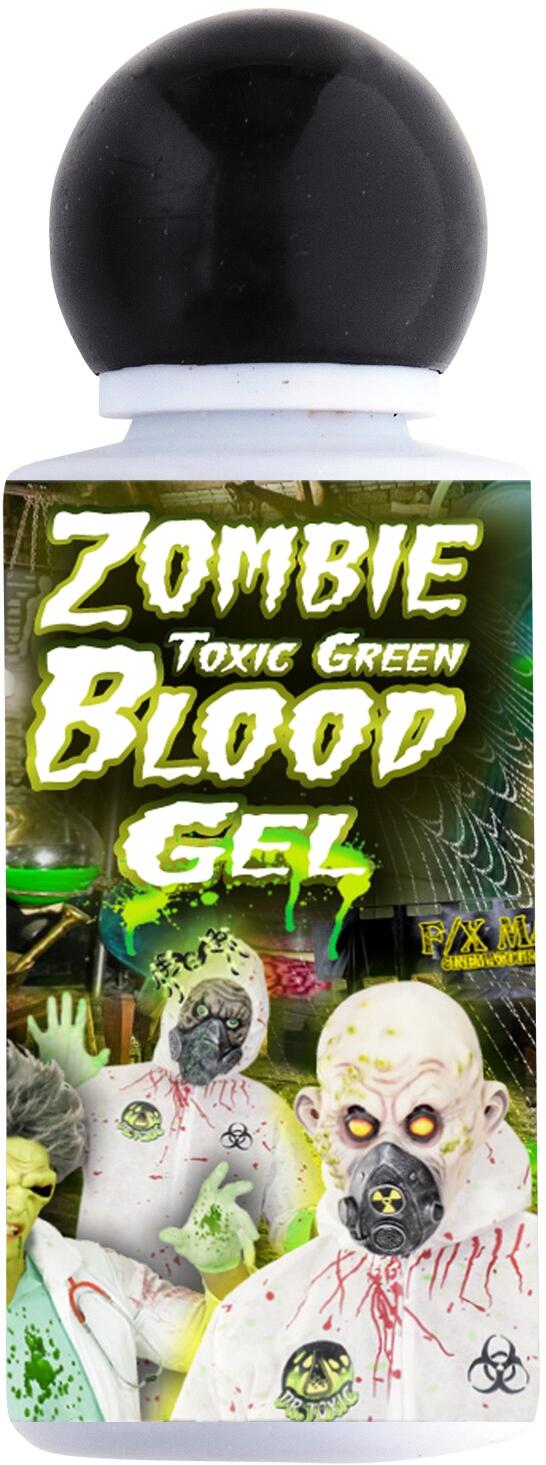 Karneval Halloween Zombie Blut Gel gr&uuml;n