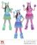 Karneval Mädchen Kostüm Space Monster Größe 158