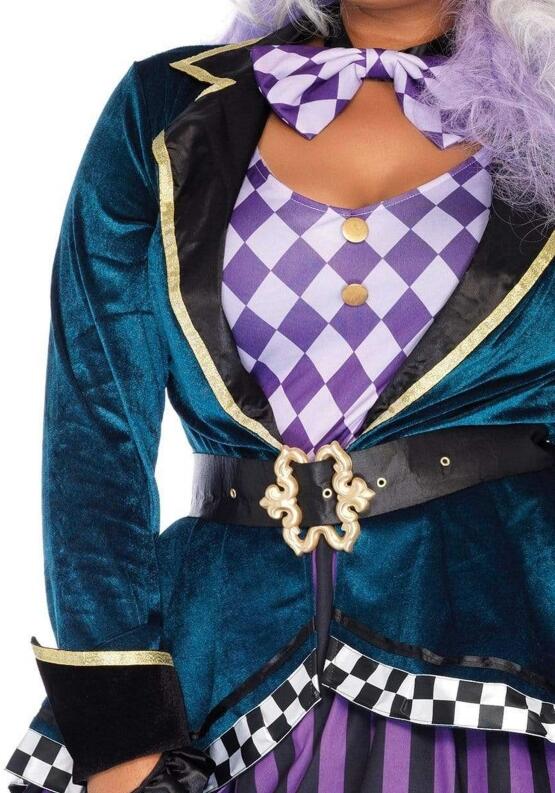 Leg Avenue Karneval Halloween Damen Kostüm Delightful Hatter XXL