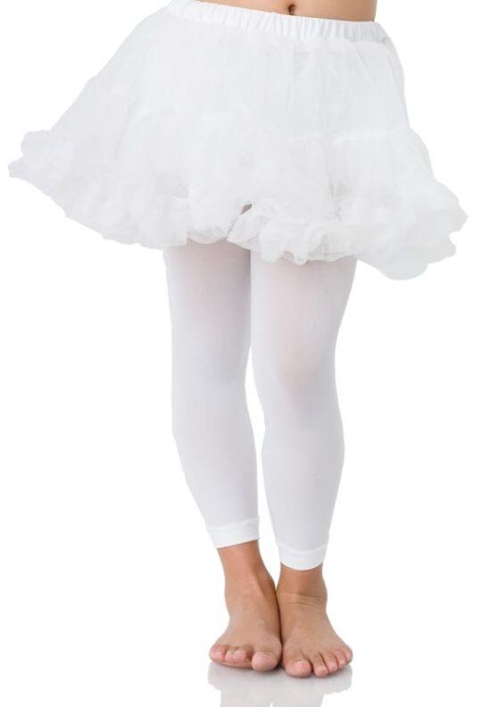 Leg Avenue Kinderpetticoat Kleinkind Tüllrüschen Farbwahl - Weiß