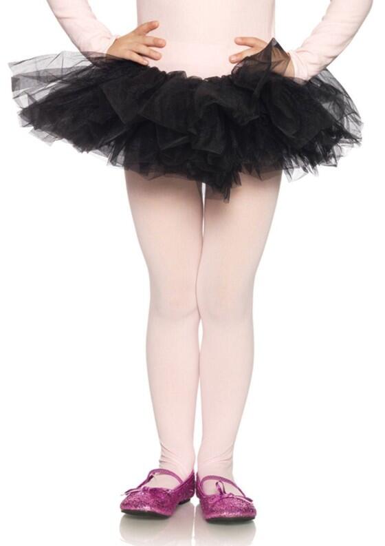 Leg Avenue Kinder Petticoat Organza Tutu Farbwahl - Schwarz