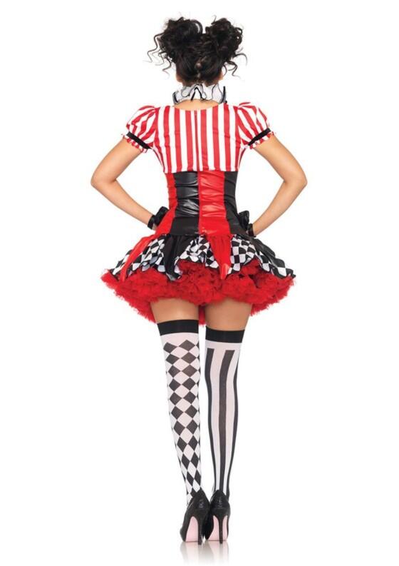 Leg Avenue Karneval Damen Kostüm Harlekin Clown