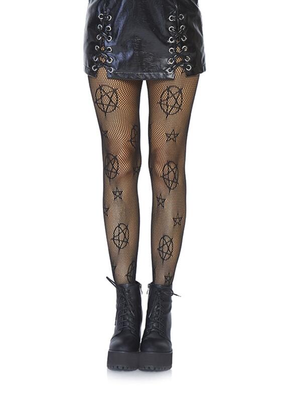 Leg Avenue Halloween Netzstrumpfhose Occult