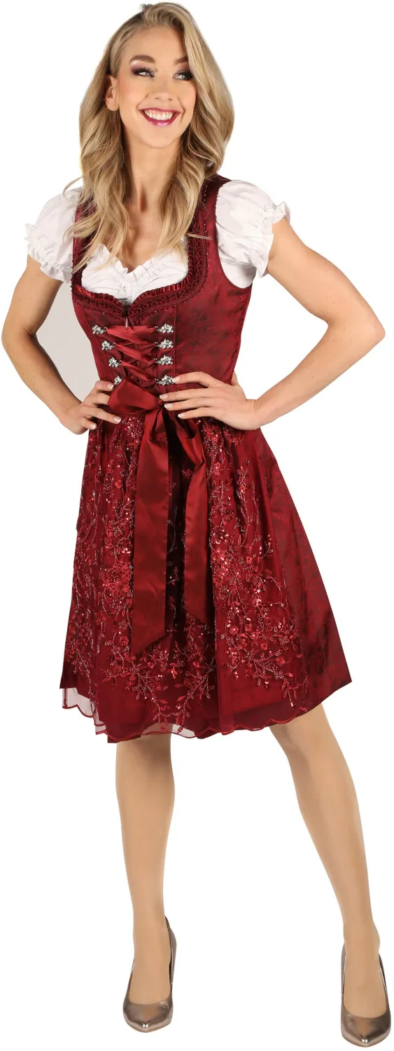 Thetru Oktoberfest Damen Dirndl Michaela rot
