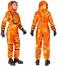 Widmann Karneval Damen Kost&uuml;m Astronaut orange