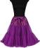 Thetru Karneval Damen Petticoat lang Showgirl