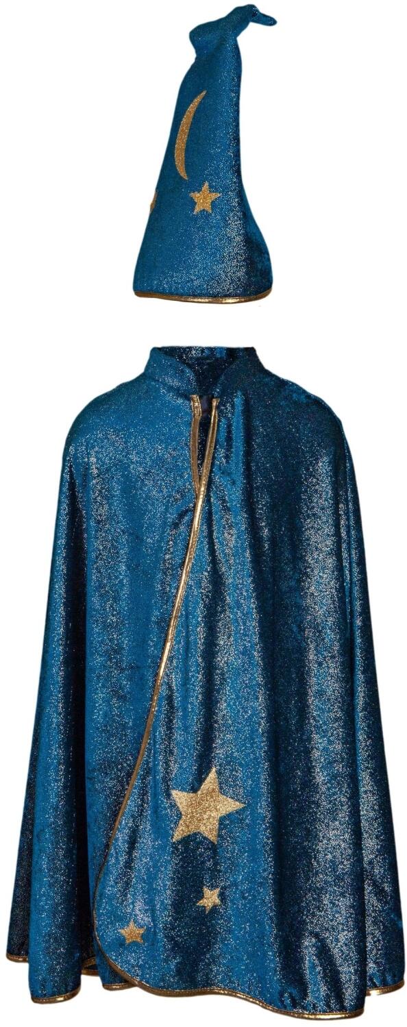 Great Pretenders Karneval Kinder Cape Zauberer blau