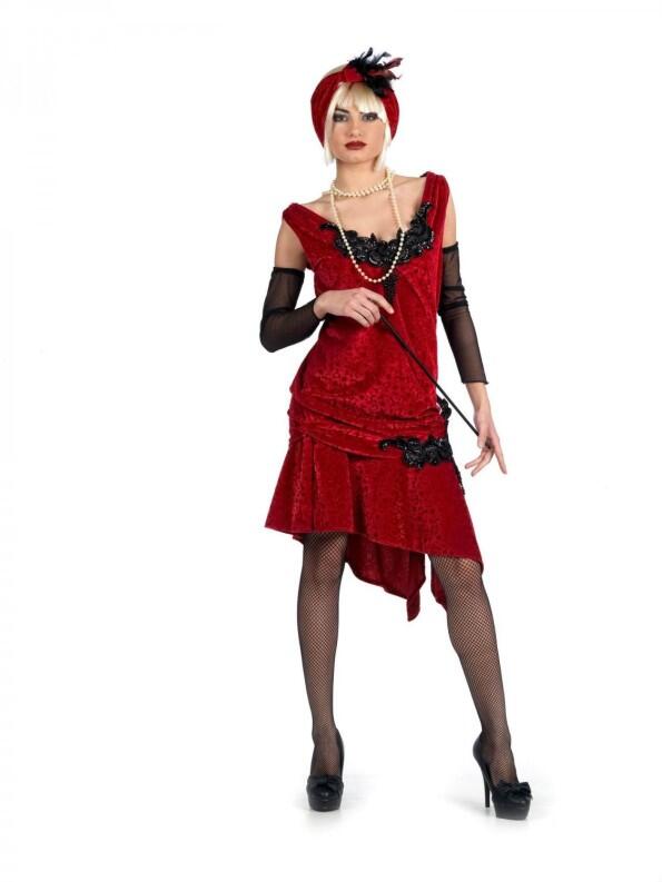 Limit Karneval Damen Kostüm 20er Charleston rot