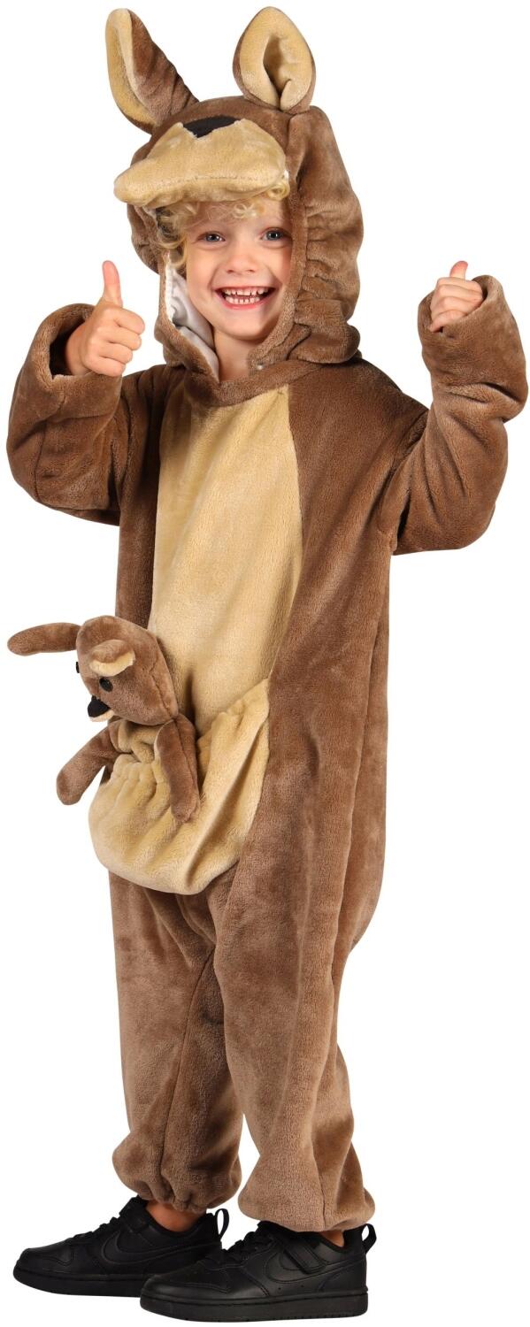 Thetru Karneval Kinder Kost&uuml;m Overall Pl&uuml;sch K&auml;nguru