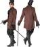 Karneval Herren Kostüm Jacke Historischer Mantel braun