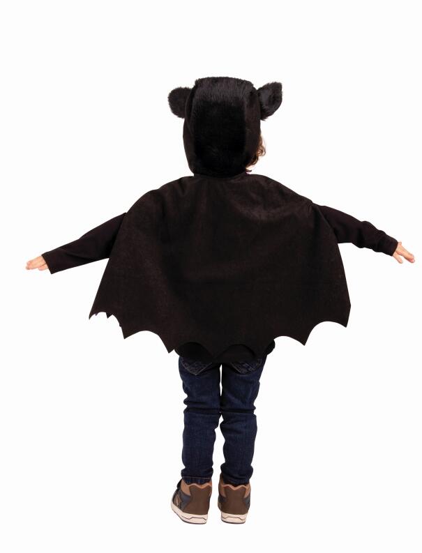 Karneval Halloween Kinder Kostüm Cape Fledermaus