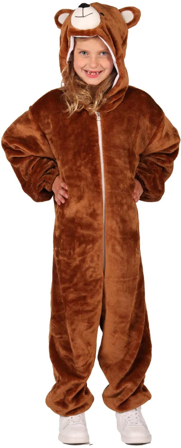 Thetru Karneval Kinder Kost&uuml;m Overall Pl&uuml;sch B&auml;r
