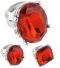 Karneval Halloween Deluxe Jumbo Ringe rot